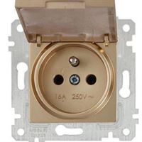 RİTA MEK TUŞ UPS KAPAKLI (FRANSIZ) PRİZ DORE 1